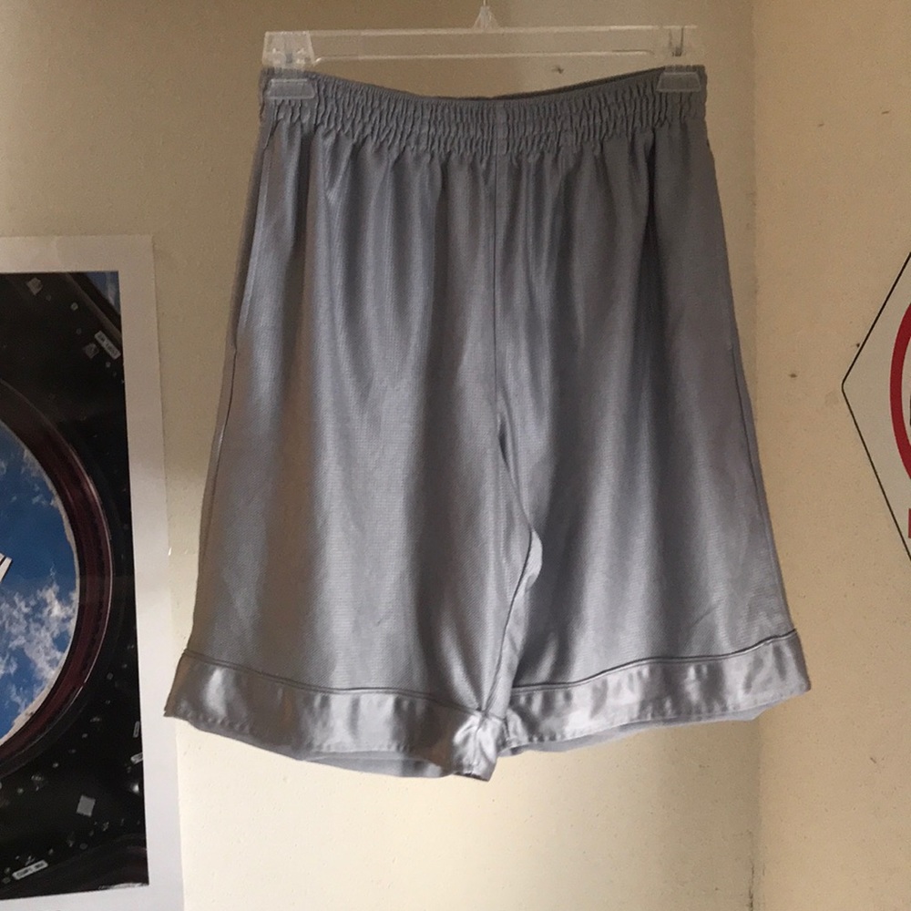 Grey athletic/basketball shorts
